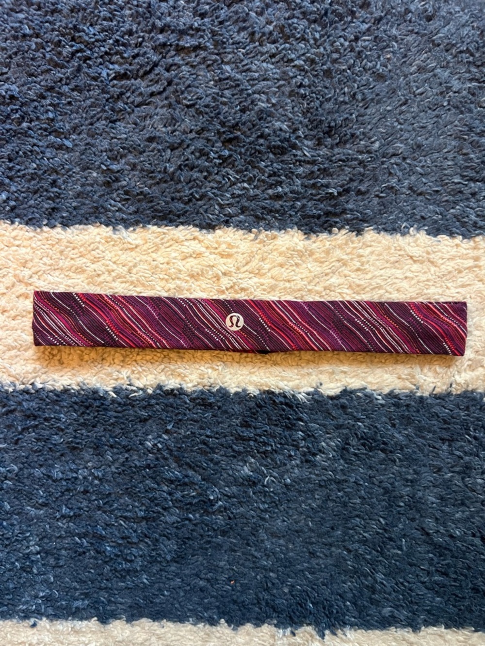 Lululemon Athletica Headband | NWOT Purple and Pink Striped Athletic Headband